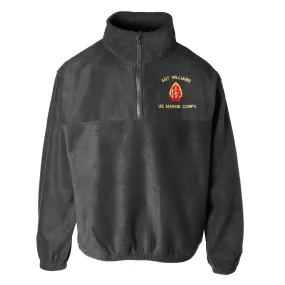 1st Battalion 2nd Marines Embroidered Fleece 1/4 Zip