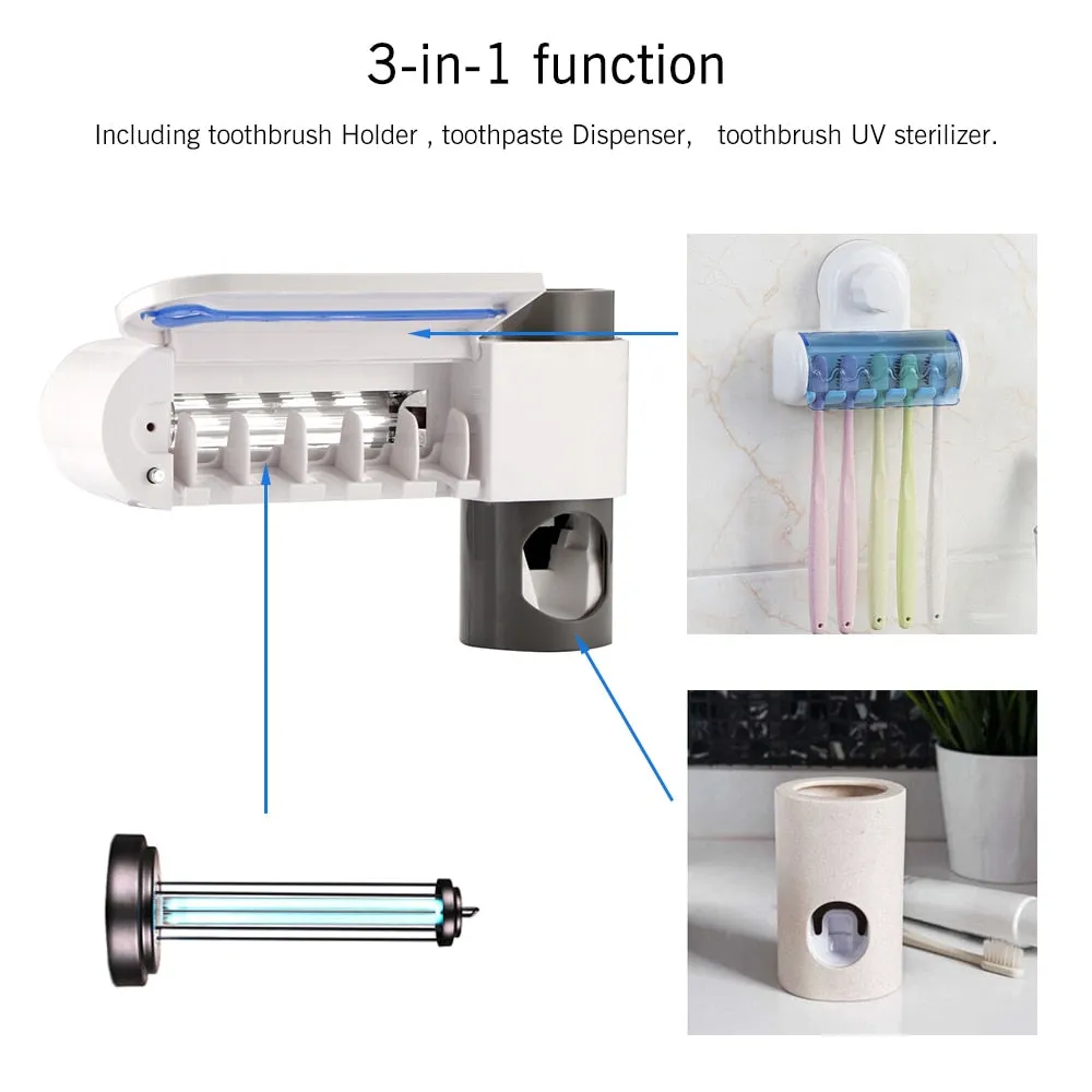 2-IN-1 Ultraviolet Toothbrush Disinfector