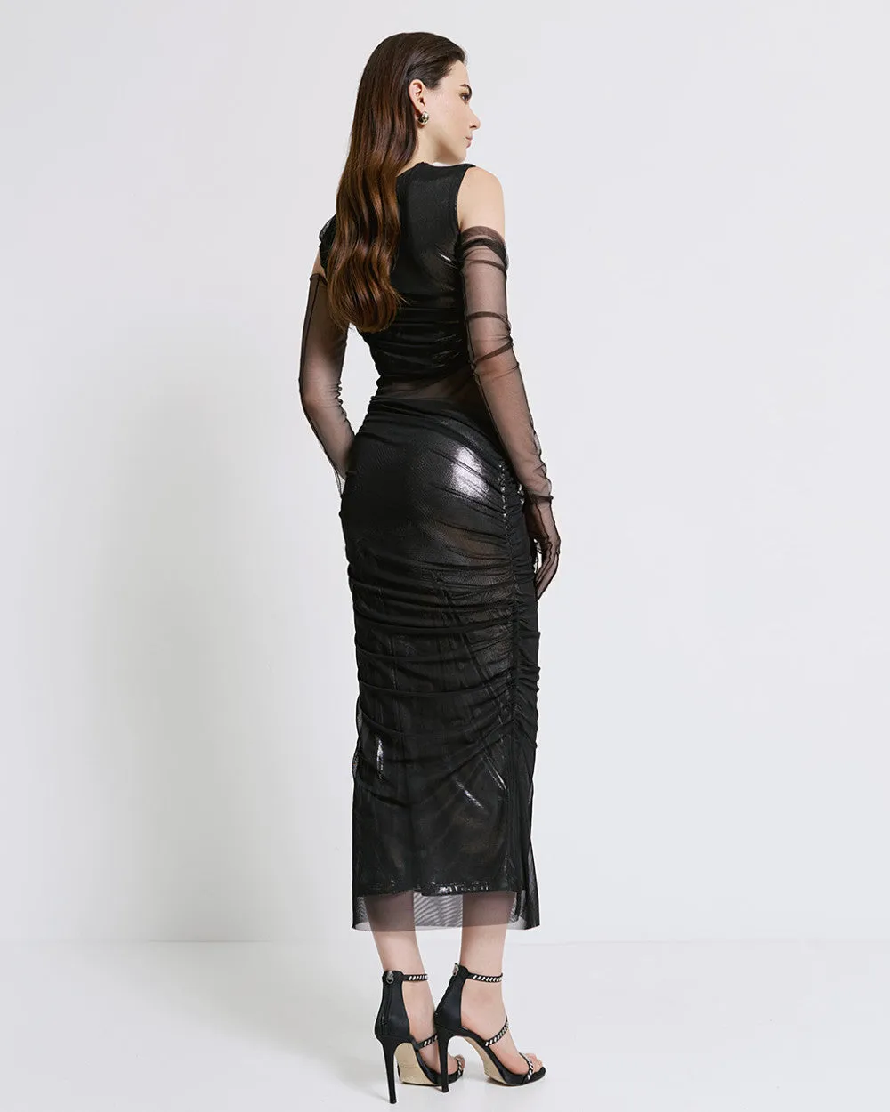 Access Fashion Black Slinky Dress