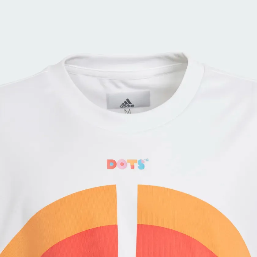 Adidas X LEGO® DOTS™ Mesh Girl TEE -White