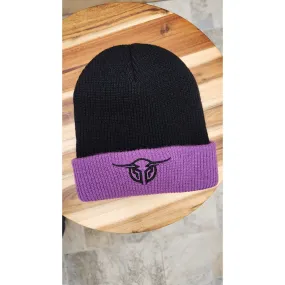 Bullzye Authentic Beanie - Black/Purple