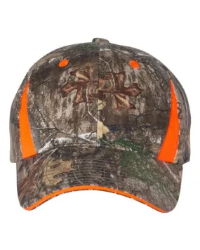 Camo with Hi Vis Trim Cap