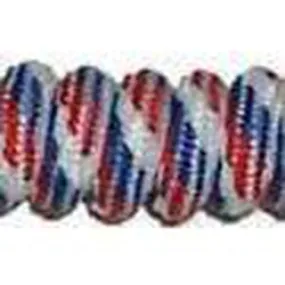 Curly Laces - Red White & Blue (1 Pair Pack) Shoelaces