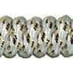 Curly Laces - White/Metallic Gold (1 Pair Pack) Shoelaces