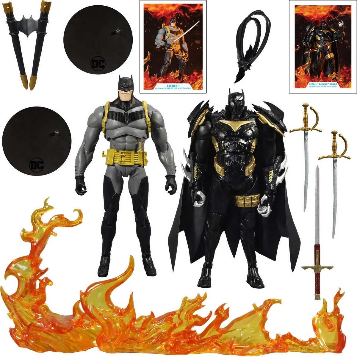 DC Multiverse Batman vs Azrael Batman Armor 7" Inch Action Figure Two Pack - McFarlane Toys