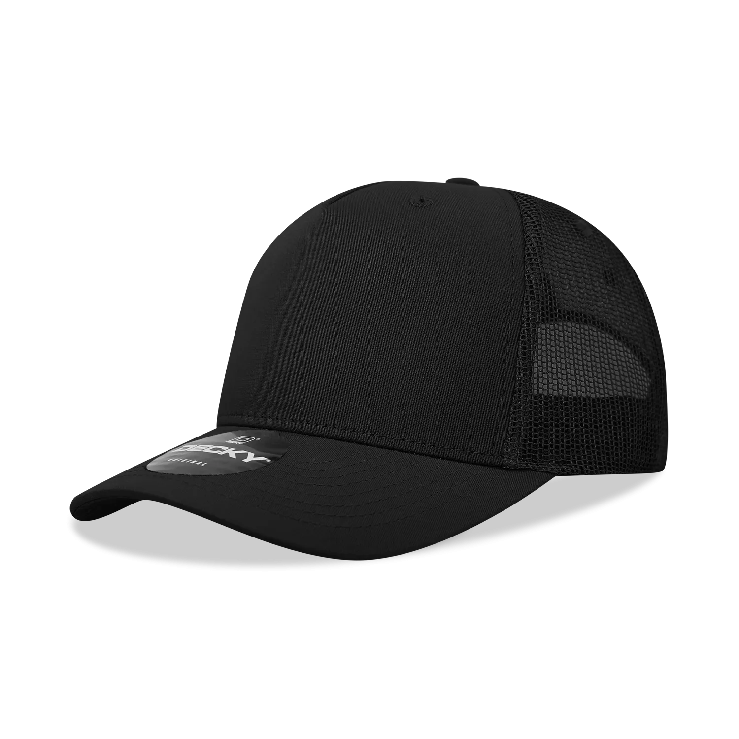 Decky 1145 5 Panel Trucker Hat Mesh Back Cap