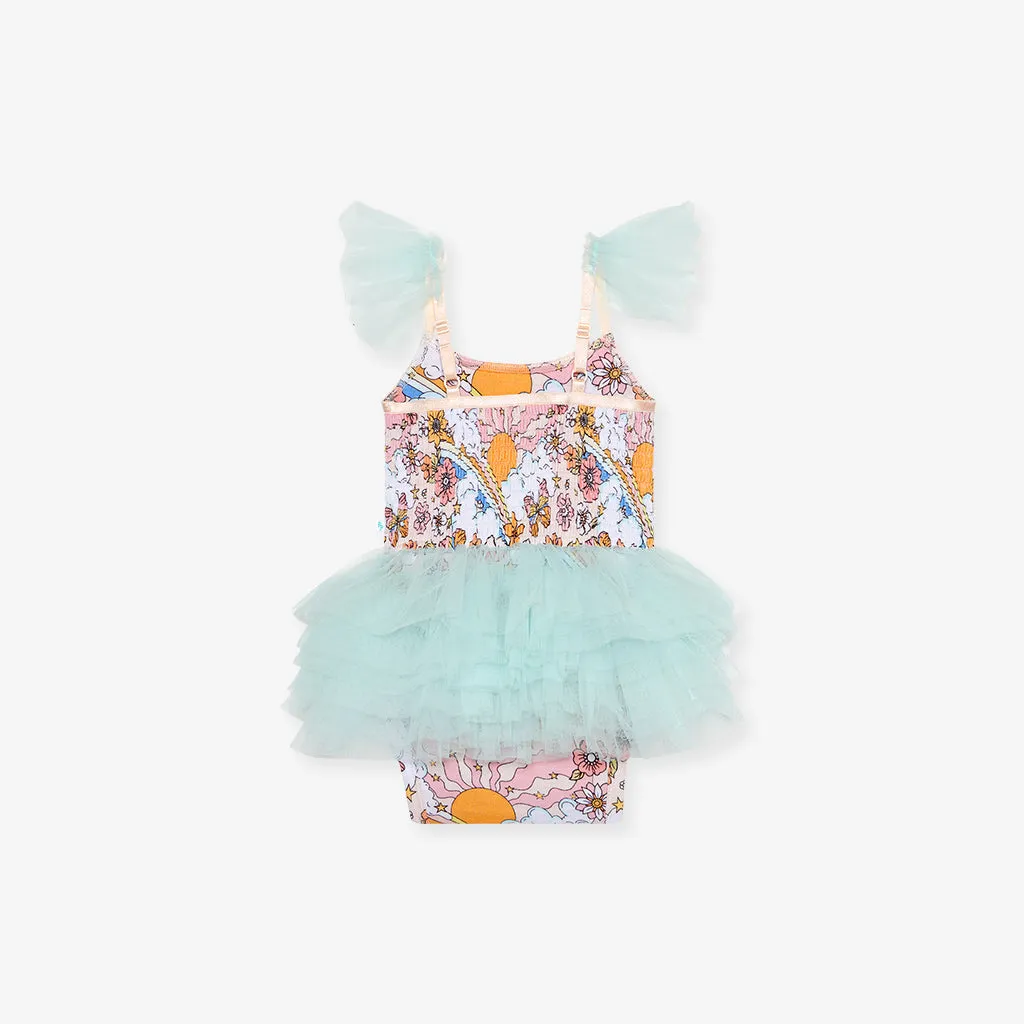 Dolly Tulle Smocked Bodysuit Dress