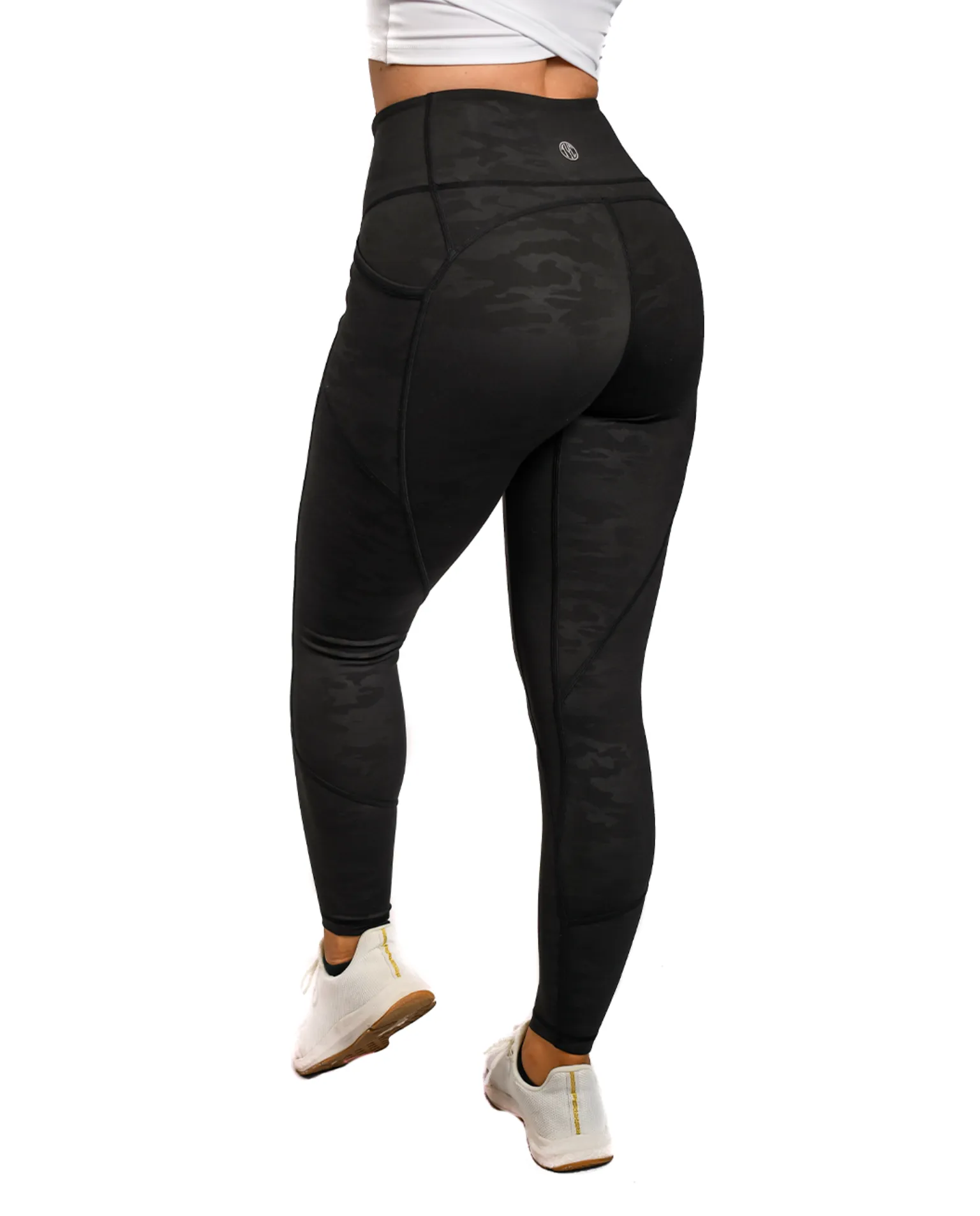 Effortless Heart Booty Leggings With Pockets - Prints