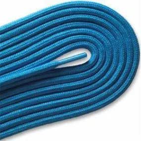 Fashion Casual/Athletic Round 3/16 Laces Custom Length with Tip - Neon Blue (1 Pair Pack) Shoelaces