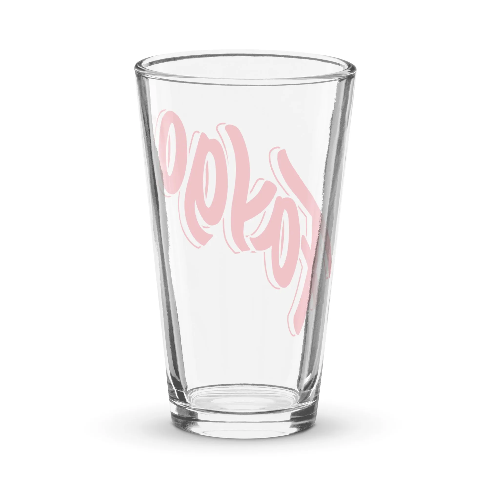 Faygo Logo Pint Glass - Red Pop 16 oz