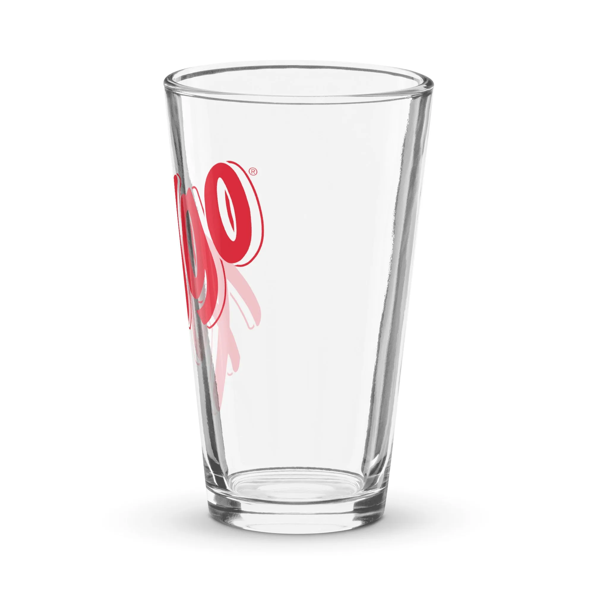 Faygo Logo Pint Glass - Red Pop 16 oz