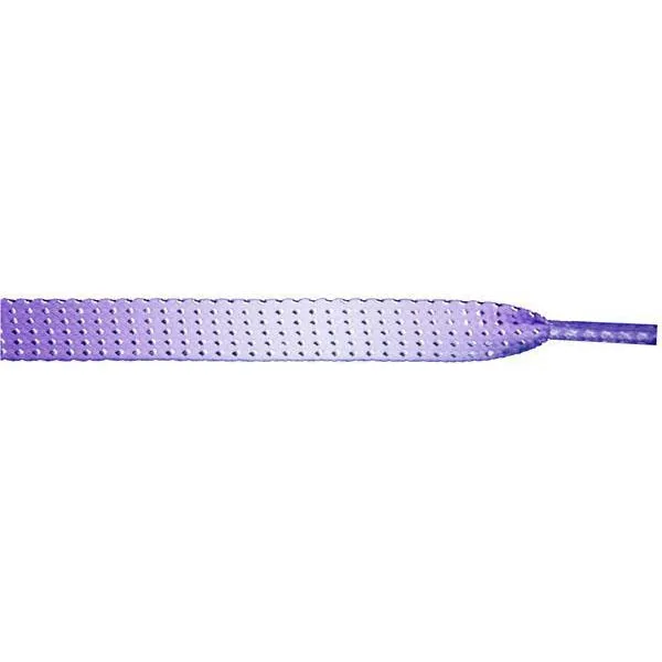 Glitter 3/8 Flat Laces - Lilac Gradient (1 Pair Pack) Shoelaces