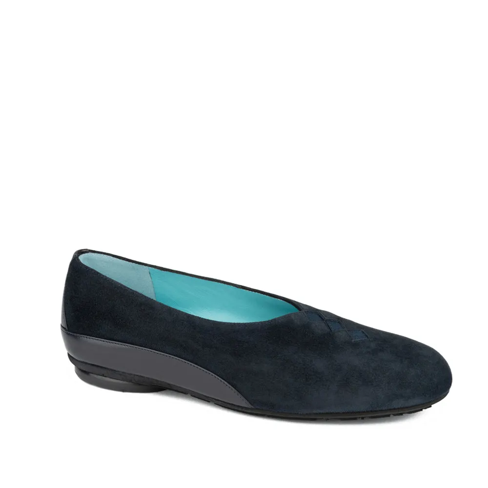 Grace Navy Suede