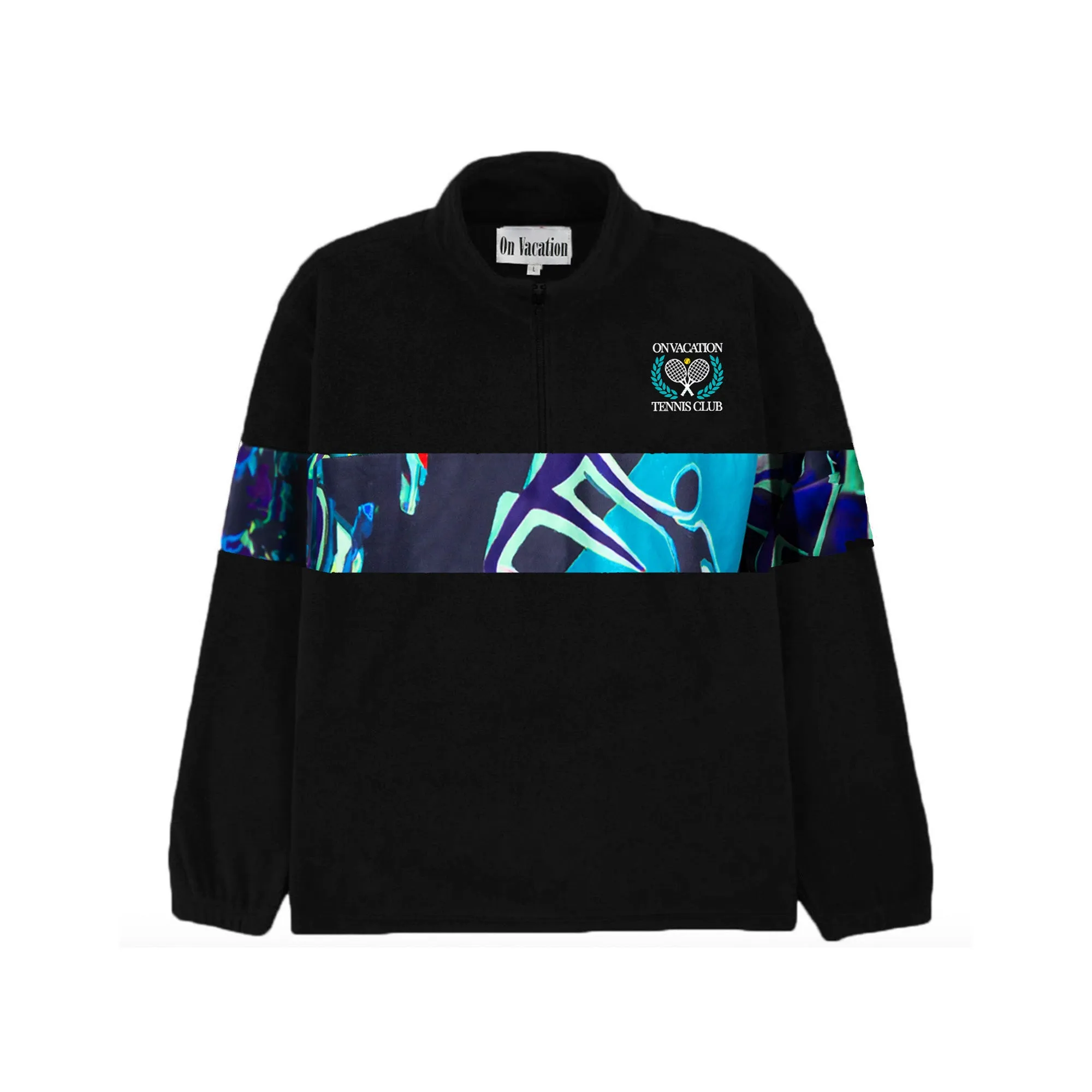 Match Fleece Sweater - Black