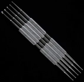 Nail Dotting Tools Stainless Steel 5pcs