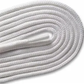 Round Athletic Laces - White (2 Pair Pack) Shoelaces