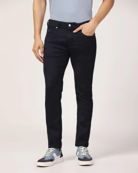 Slim Yonk Fit Indigo Blue Textured Jeans - Andre