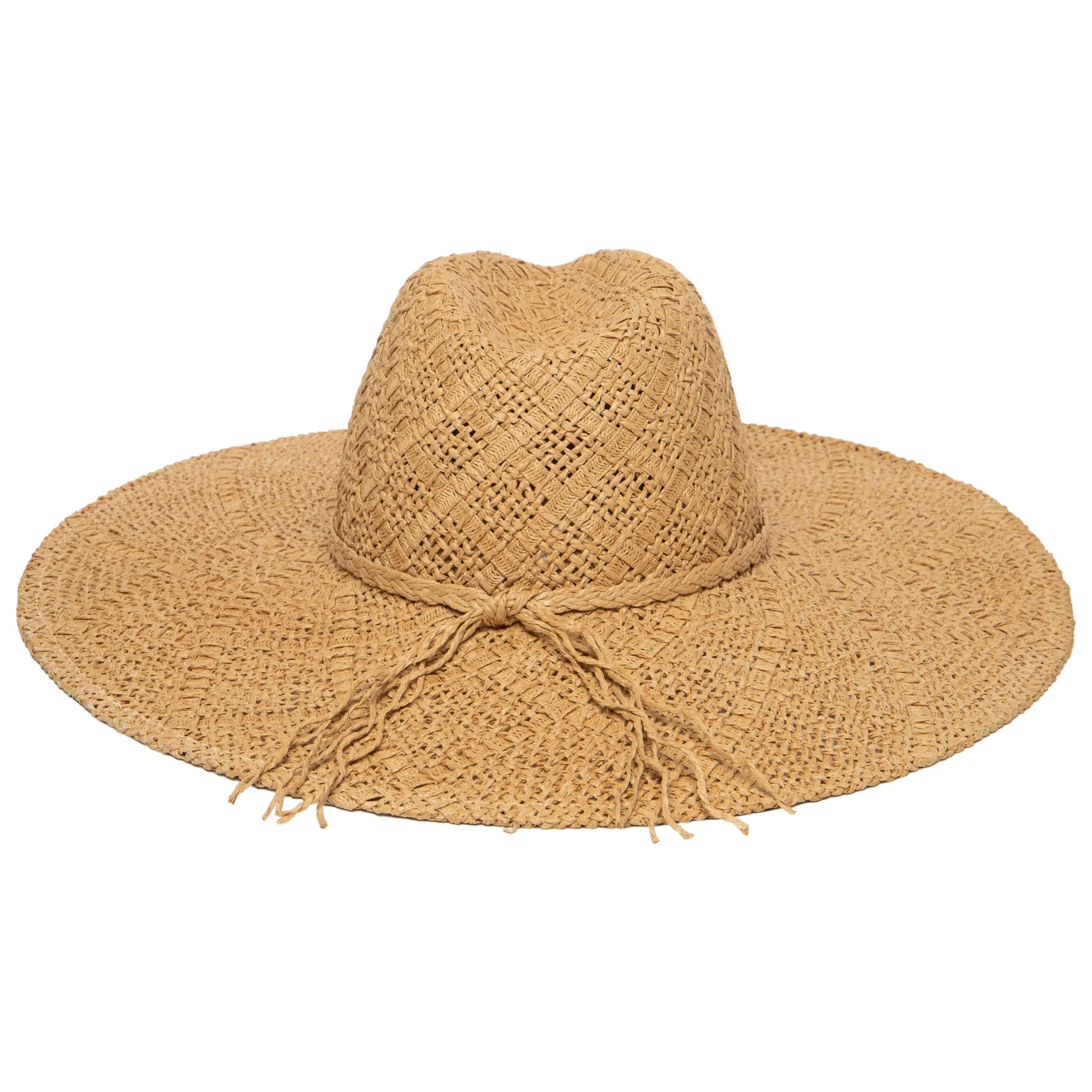 Sun Dialed Woven Pattern Fedora