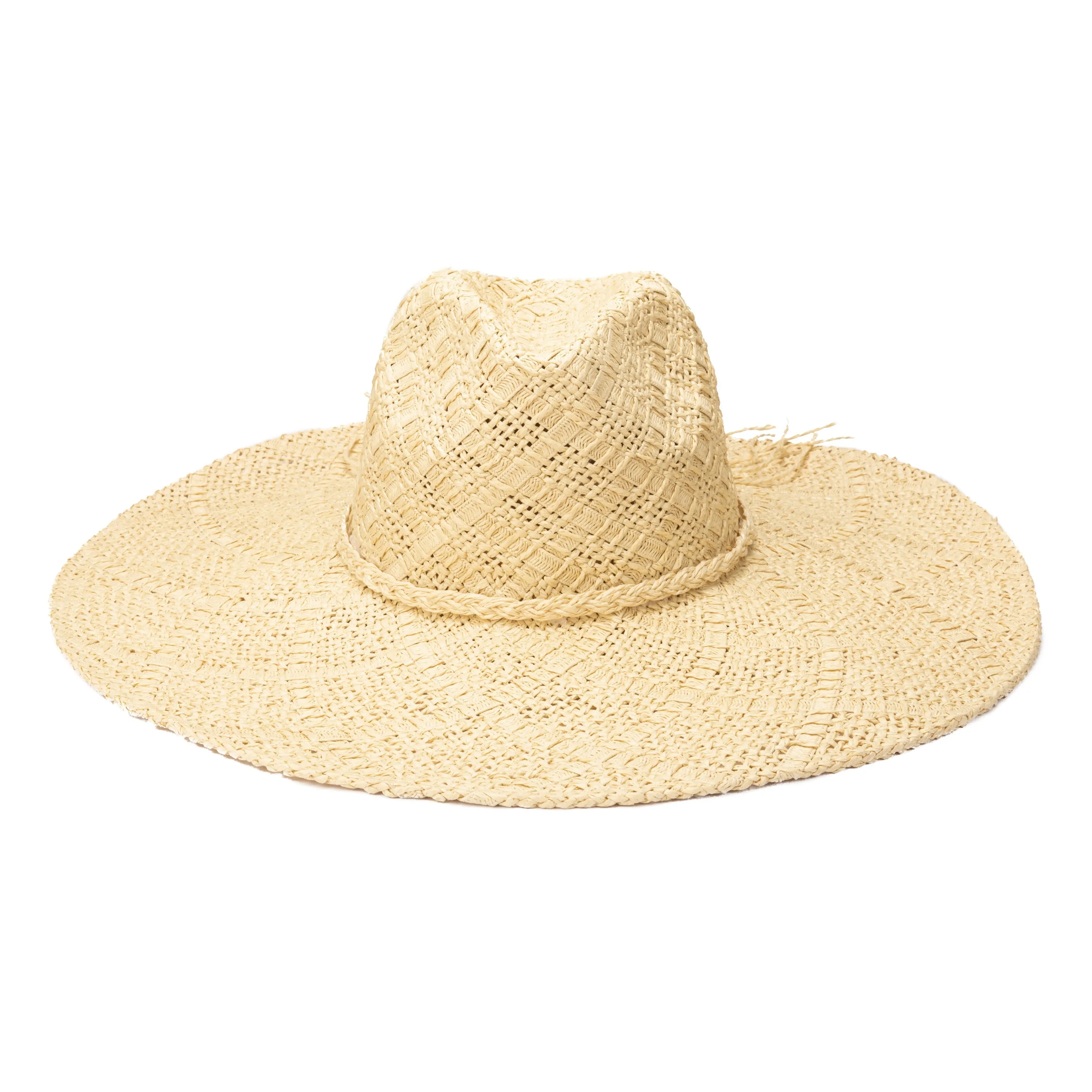 Sun Dialed Woven Pattern Fedora