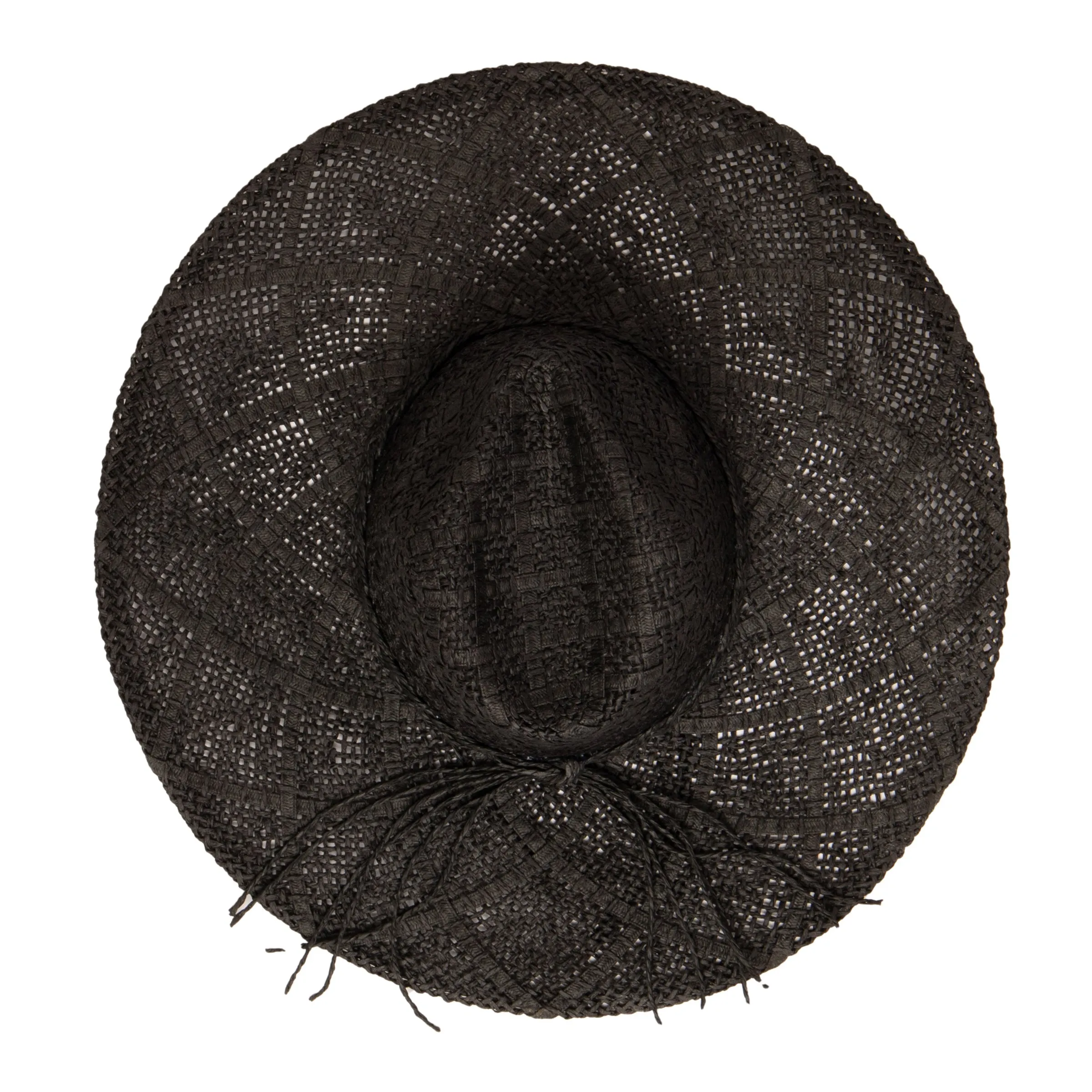 Sun Dialed Woven Pattern Fedora