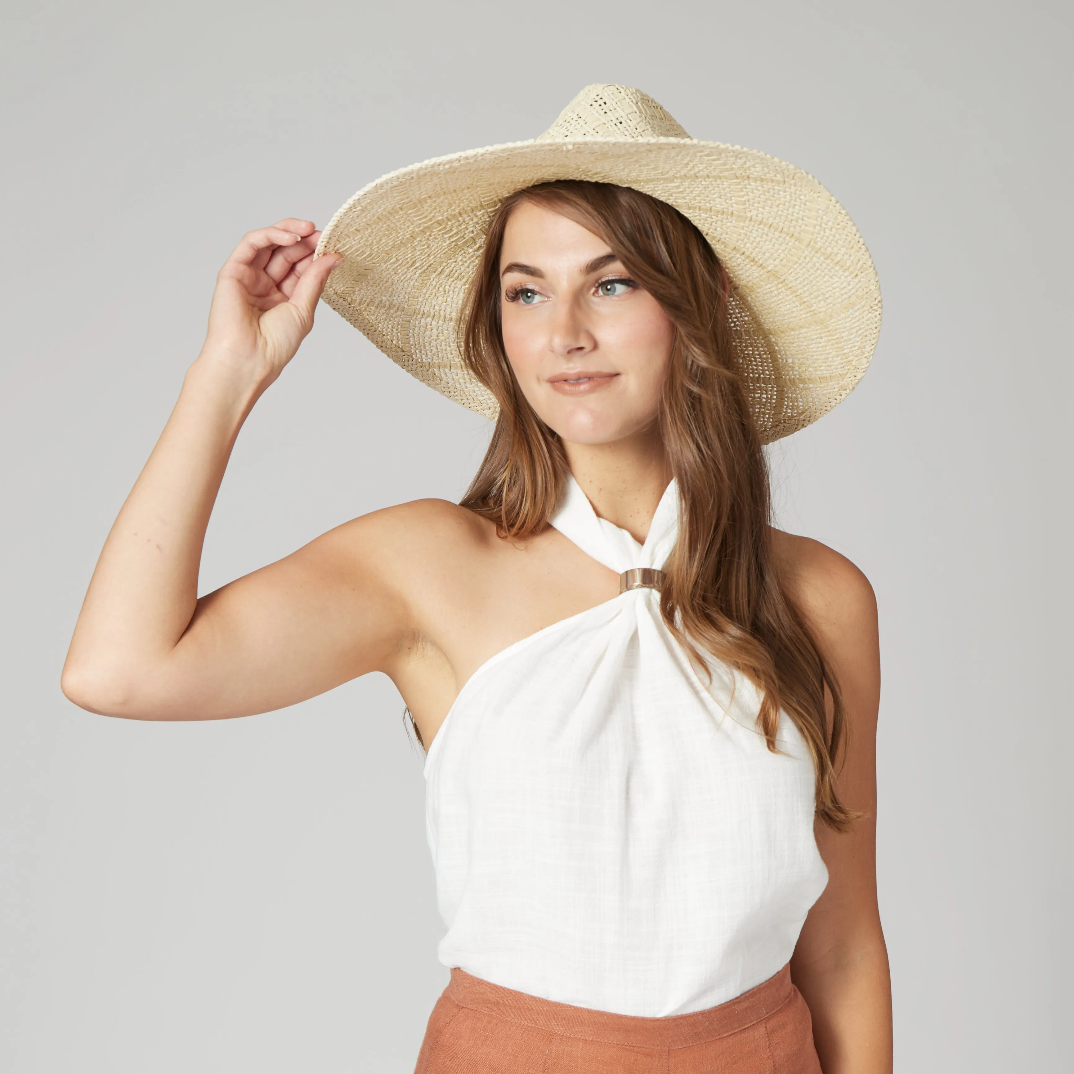 Sun Dialed Woven Pattern Fedora