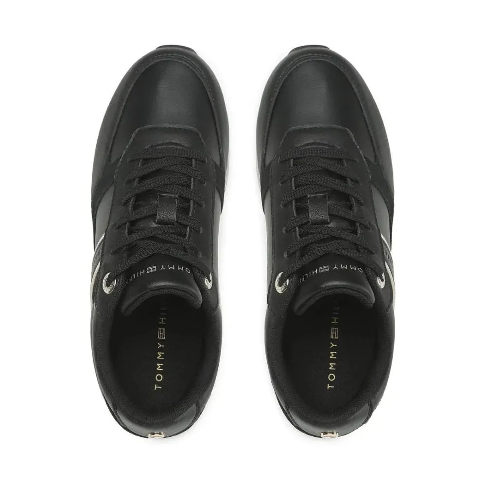 Tommy Hilfiger Platform Stripes Trainers Women's - BLK