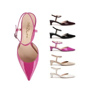 *UK 1 - CARROW - pink, 4cm heels