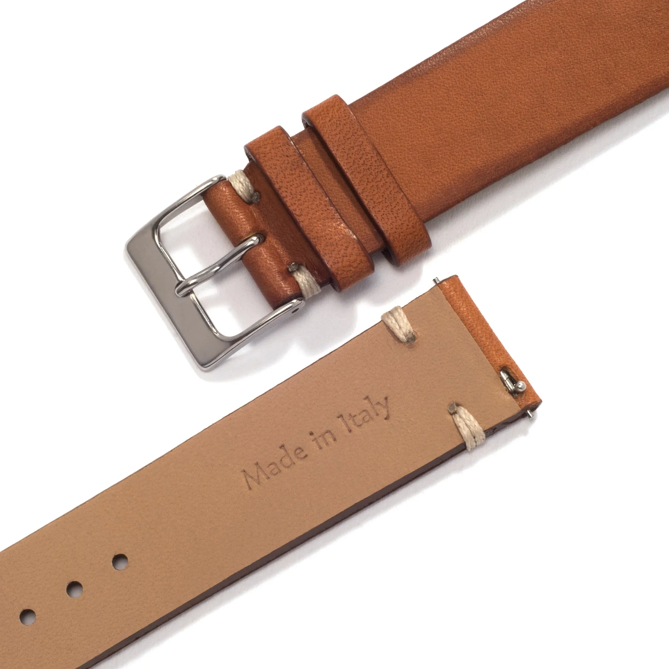 UNIVERSAL HAZELNUT VINTAGE UNIVERSAL LEATHER WATCH STRAP