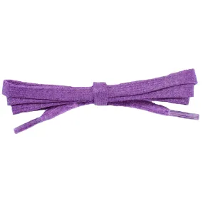 Waxed Cotton 1/4 Flat Dress Laces 12 Pack - Pansy Purple (12 Pair Pack) Shoelaces