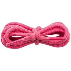 Waxed Cotton Round 3/16 - Hot Pink (12 Pair Pack) Shoelaces