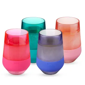 Wine FREEZE™ XL in Tinted Multicolor, Set of 4